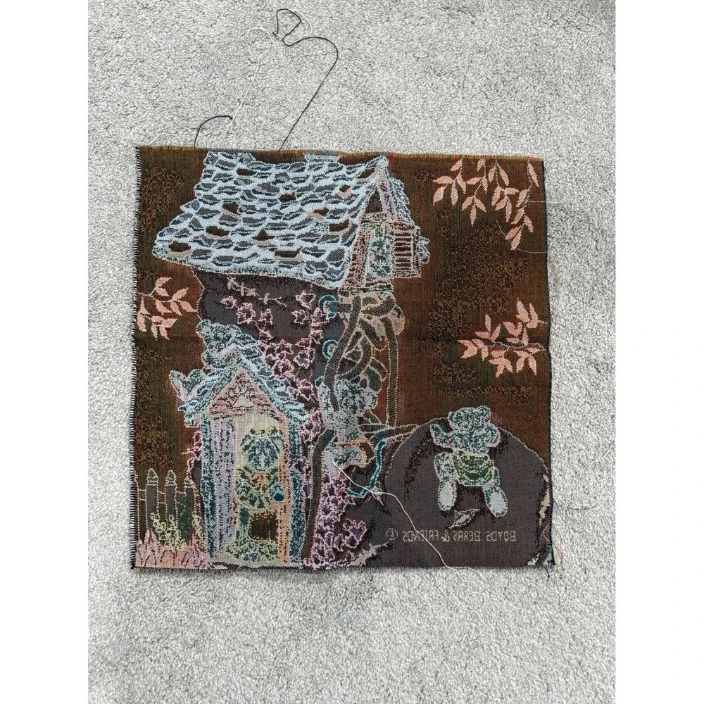 Boyds Bears & Friends Tapestry Wall Hanging Cottagecore‎ Country Decor